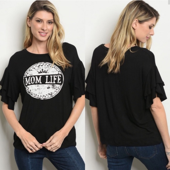 Hollywood Rage Wholesale Tops - BOGO🌺 "Mom Life" girly tee